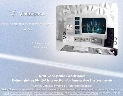 VisioSpace spatial UI concept cover
